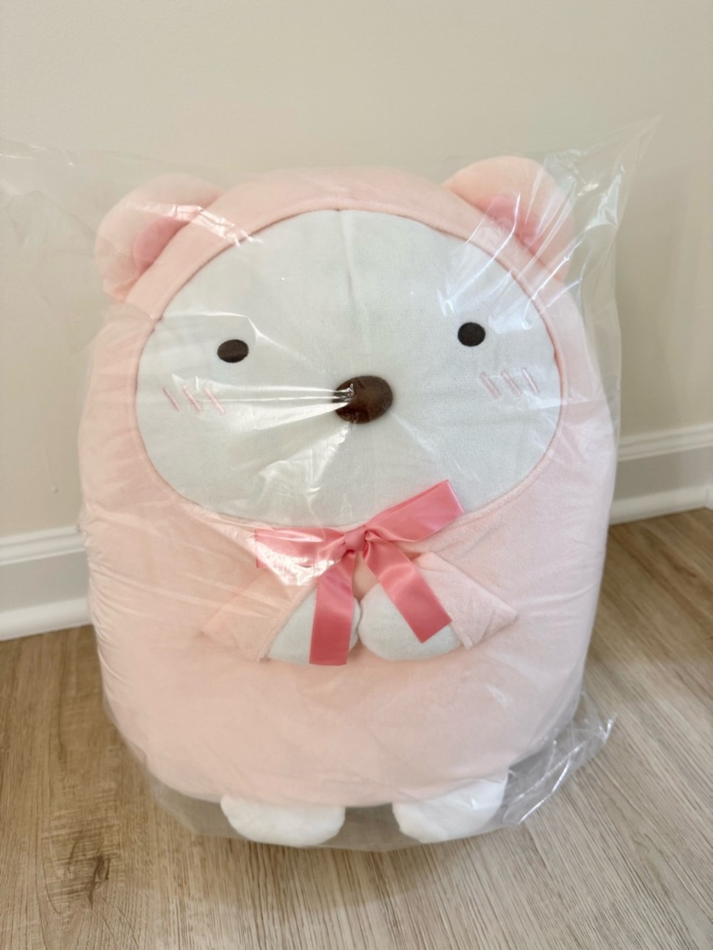 NWT San-x Sumikko Gurashi Pajama Party Shirokuma Polar Bear Plush 16”